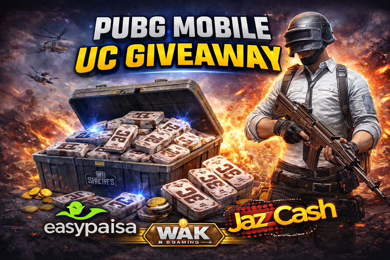 pubg mobile uc giveaway